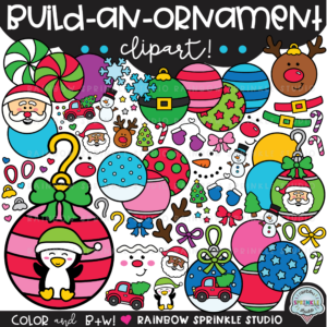 Build an Ornament Clipart Set!!