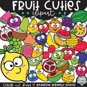 Fruit Cuties Clipart!