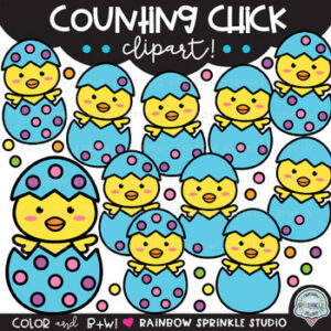Counting Chick Clipart