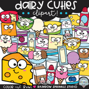 Dairy Cuties Clipart!