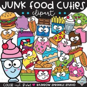 Junk Food Cuties Clipart!