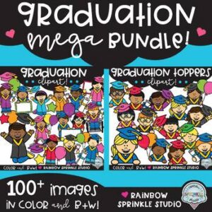 Graduation Clipart MEGA Bundle!