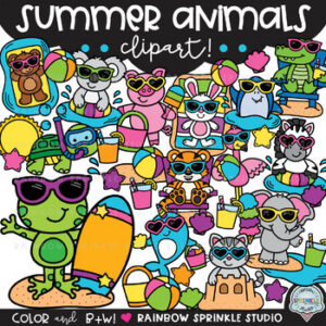 Summer Animals Clipart!