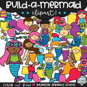 Build a Mermaid Clipart!