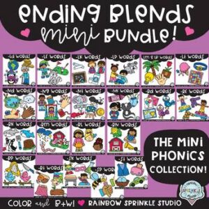 Ending Blends Clipart MINI Bundle!