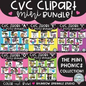 CVC Clipart MINI Bundle!