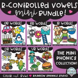 R-Controlled Vowels Clipart MINI Bundle!