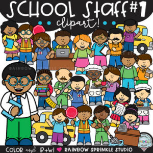 School Staff Clipart #1!