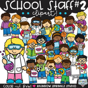 School Staff Clipart #2!