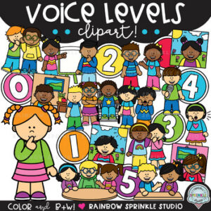 Voice Levels Clipart!