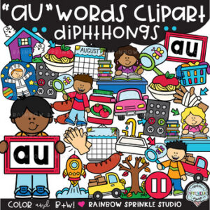 AU Words Clipart