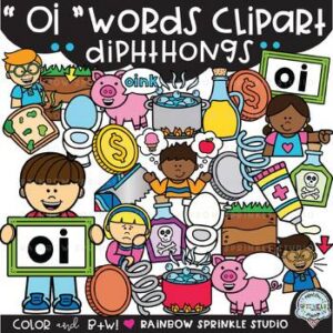 OI Words Clipart