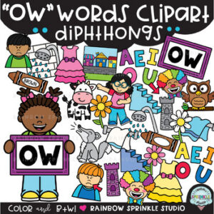 OW Words Clipart