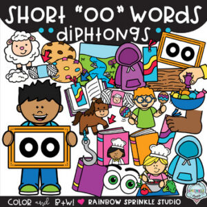 Short OO Words Clipart
