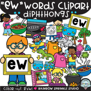EW Words Clipart