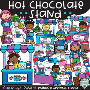 Hot Chocolate Stand Clipart!