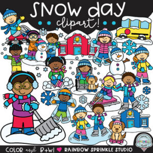 Snow Day Clipart!