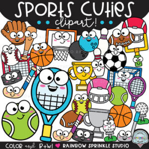 Sports Cuties Clipart!