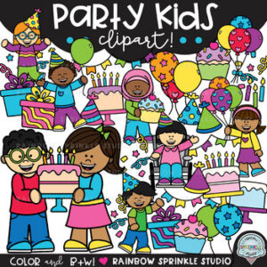 Party Kids Clipart!