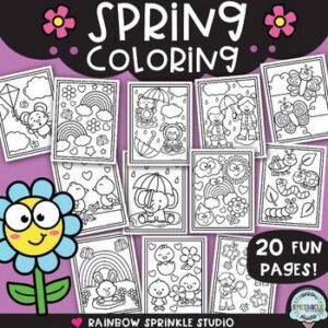 Spring Coloring Pages!