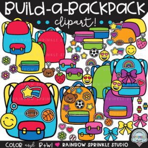 Build-a-Backpack Clipart