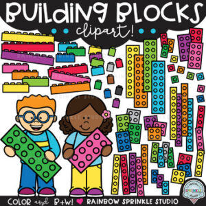 Building Blocks Clipart Mega Set!