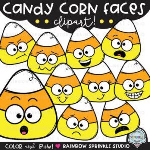 Candy Corn Faces