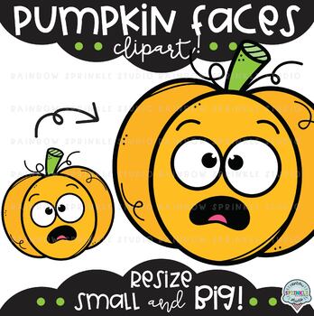 Pumpkin Faces Clipart - Image 3