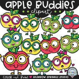 Apple Buddies Clipart