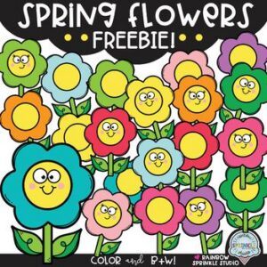 Spring Flowers FREEBIE