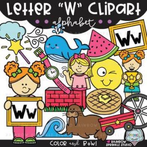 Letter W Clipart