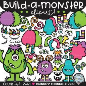 Build-a-Monster Clipart