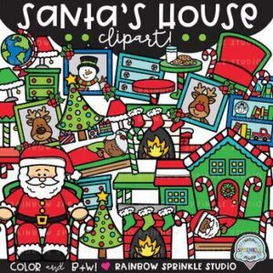 Santa's House Clipart