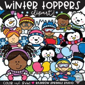 Winter Toppers Clipart