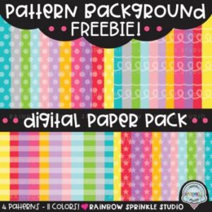 Patterned Background Digital Paper FREEBIE!