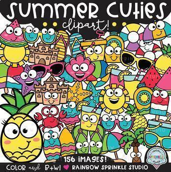 Summer Fun Clipart SUPER Bundle! - Image 2