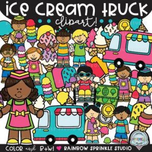 Ice Cream Truck Clipart