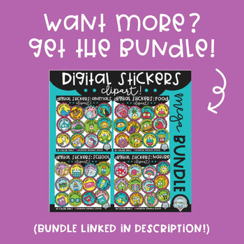 Digital Stickers Clipart School Theme - Image 4