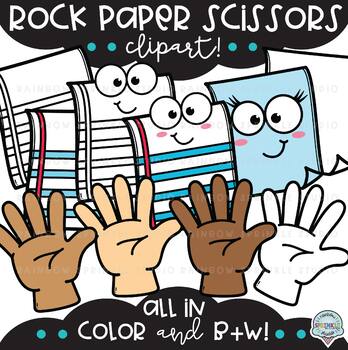 Rock Paper Scissors Clipart - Image 2