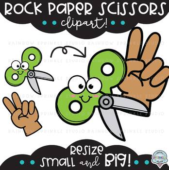 Rock Paper Scissors Clipart - Image 3