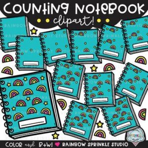 Counting Notebook Clipart