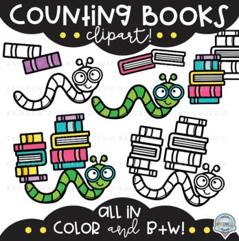 Counting Books Clipart - Image 2
