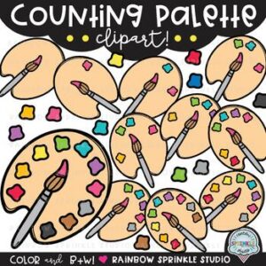 Counting Palette Clipart