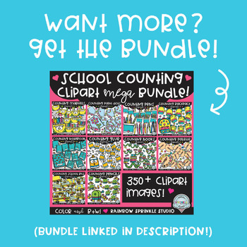 Counting Pencils Clipart - Image 4