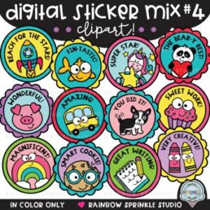 Digital Sticker Mix 4
