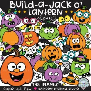 Build a Jack o Lantern Clipart
