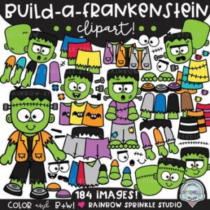 Build a Frankenstein Clipart