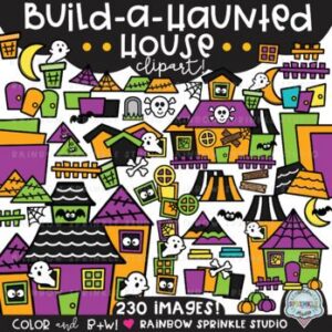 Build a Haunted House Clipart