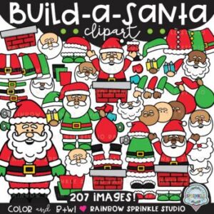 Build a Santa Clipart