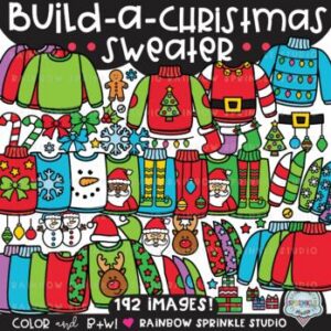 Build a Christmas Sweater Clipart